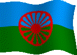 Romani gipsy flag